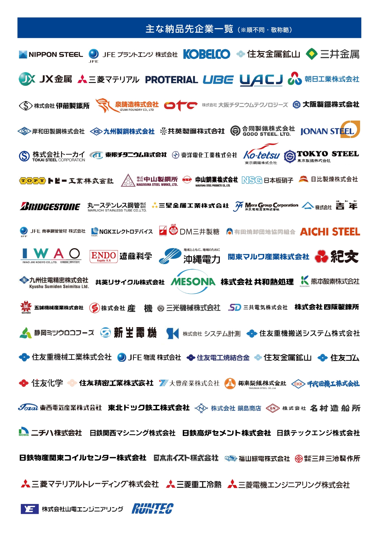 取引先一覧